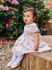 Confiture Dress Little Arabella Bloom Smocked Dress in Pink Floral