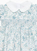 Confiture Dress Little Arabella Bloom Smocked Dress in Sea Blue Floral
