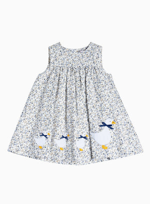 Confiture Dress Little Duck Floral Pinafore