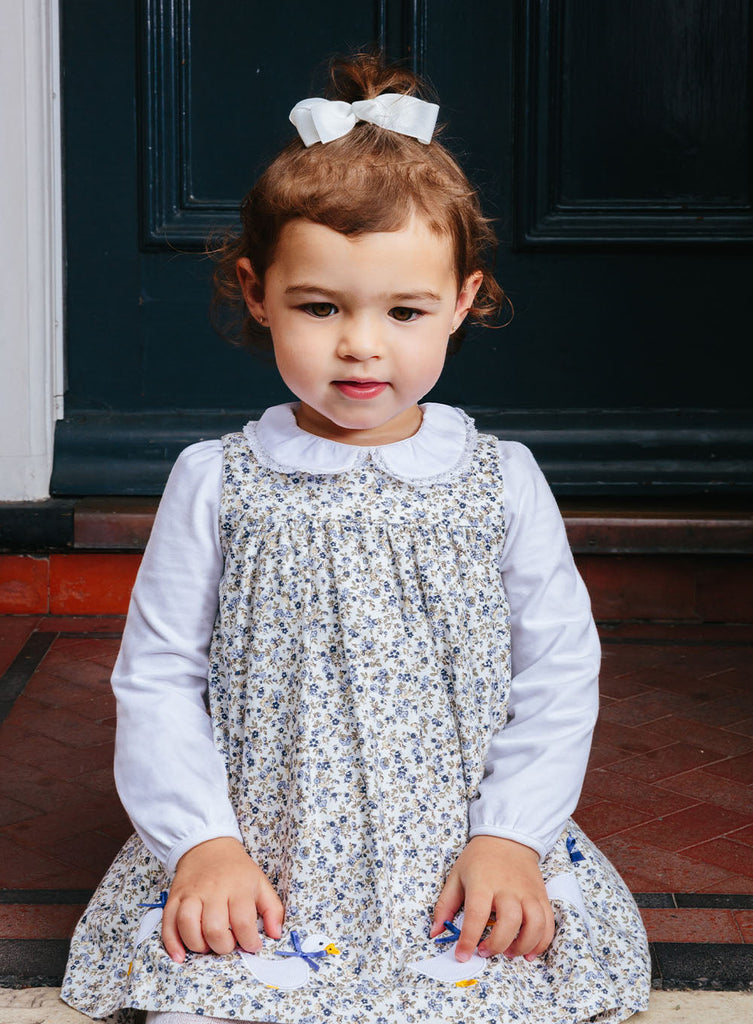 Confiture Dress Little Duck Floral Pinafore
