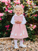 Confiture Dress Little Jemima Duck Smocked Pinafore in Dusty Pink