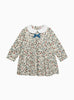 Confiture Dress Little Louise Jersey Dress in Blue Floral Bird