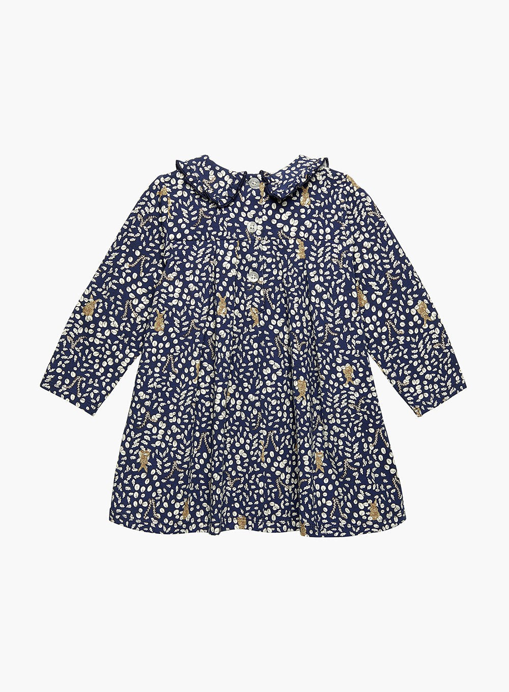 Confiture Dress Little Woodland Bunny Jersey Dress in Navy