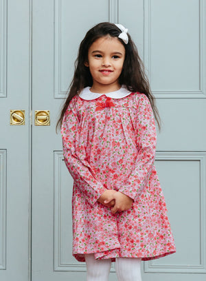 Confiture Dress Louise Jersey Dress in Red Rose