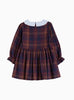 Confiture Dress Tabitha Willow Tartan Dress in Burgundy Tartan