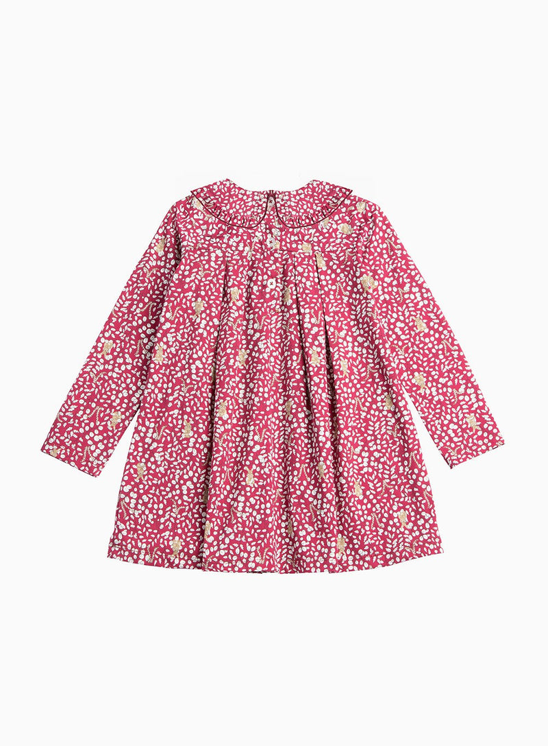 Confiture Dress Woodland Bunny Jersey Dress in Berry