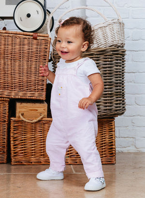 Confiture Dungarees Baby Duck Striped Dungarees
