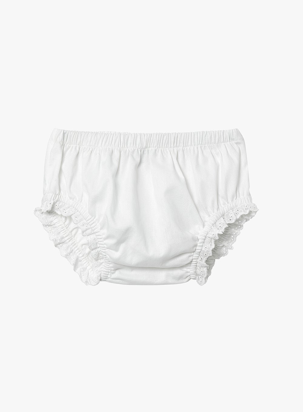 Confiture Knickers Baby Frilly Knickers in White