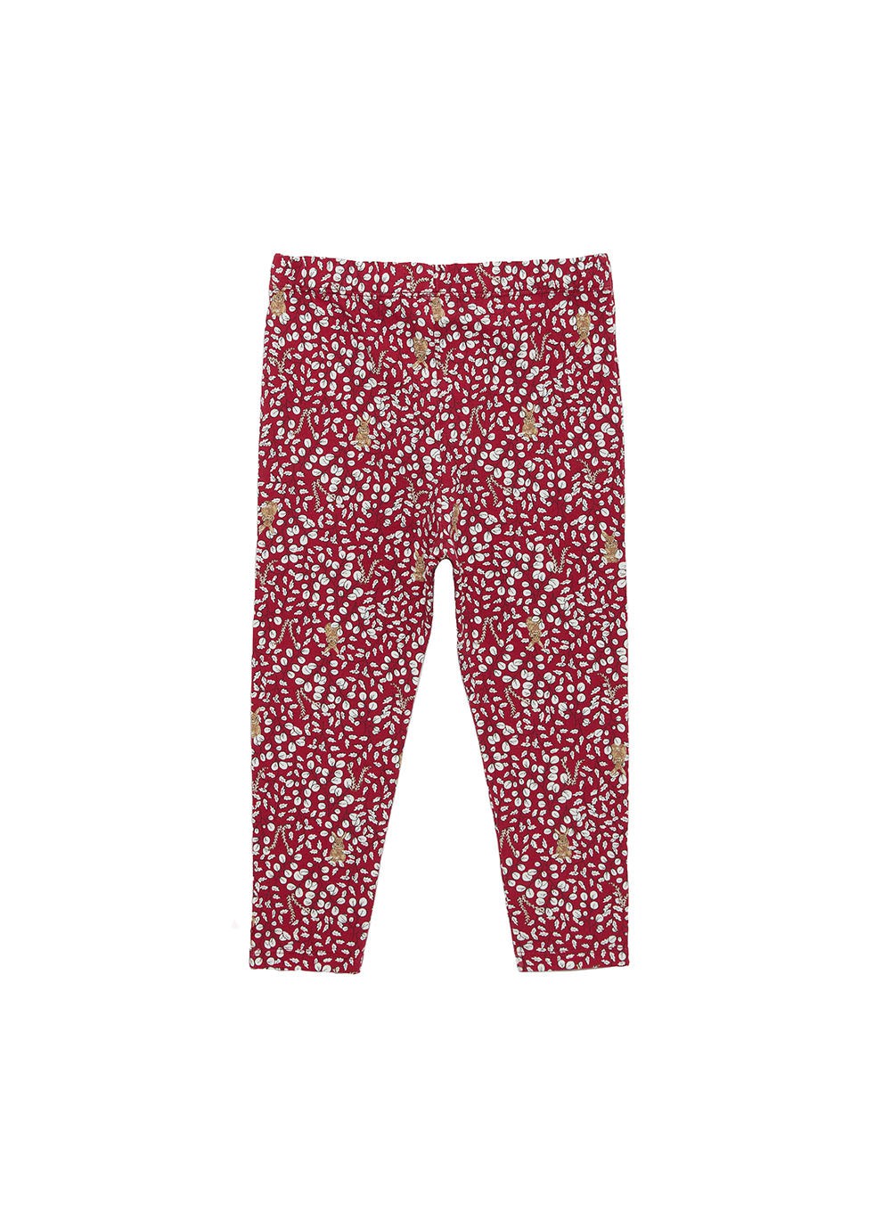 Confiture Leggings Woodland Bunny Leggings in Berry