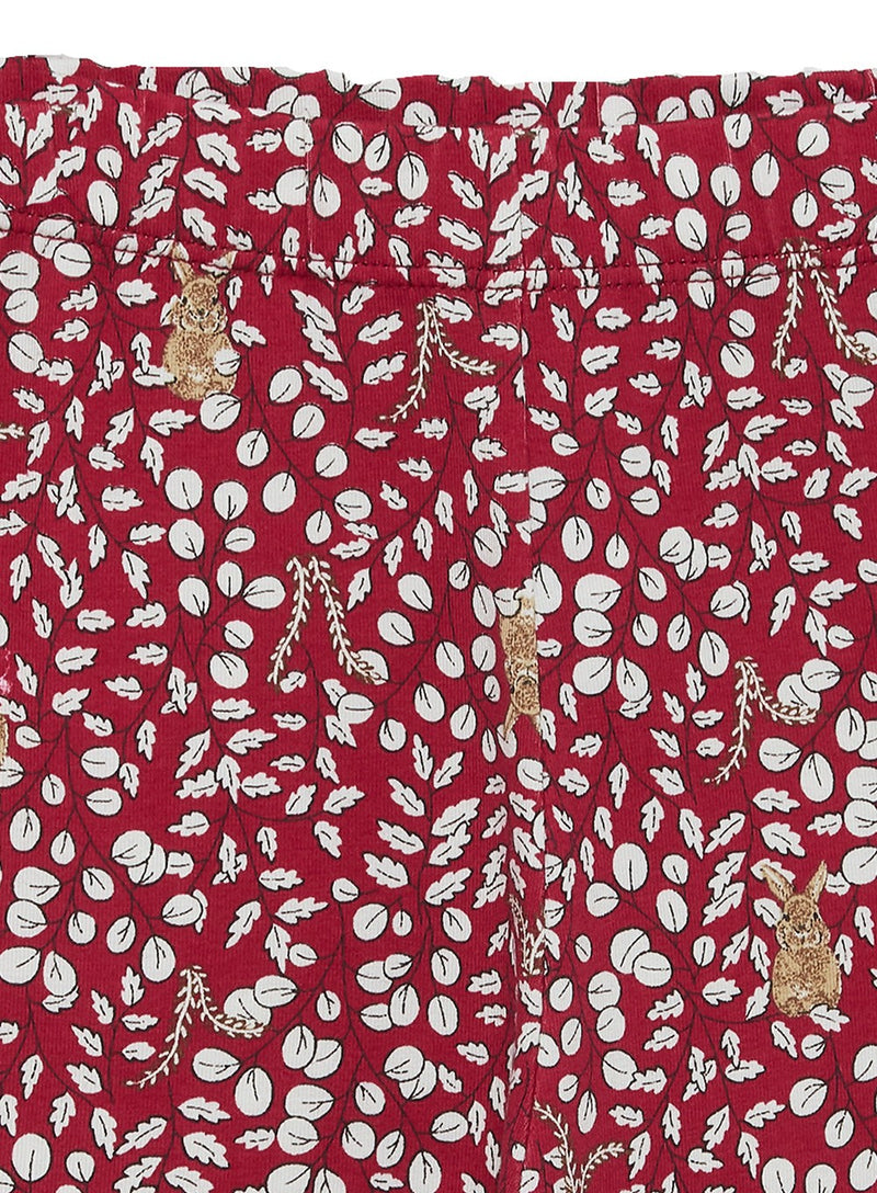 Confiture Leggings Woodland Bunny Leggings in Berry