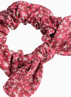 Confiture Scrunchie Bow Scrunchie in Red Bonnie