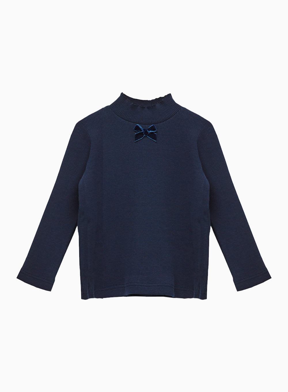Confiture Top Grace Bow Jersey Top in Navy