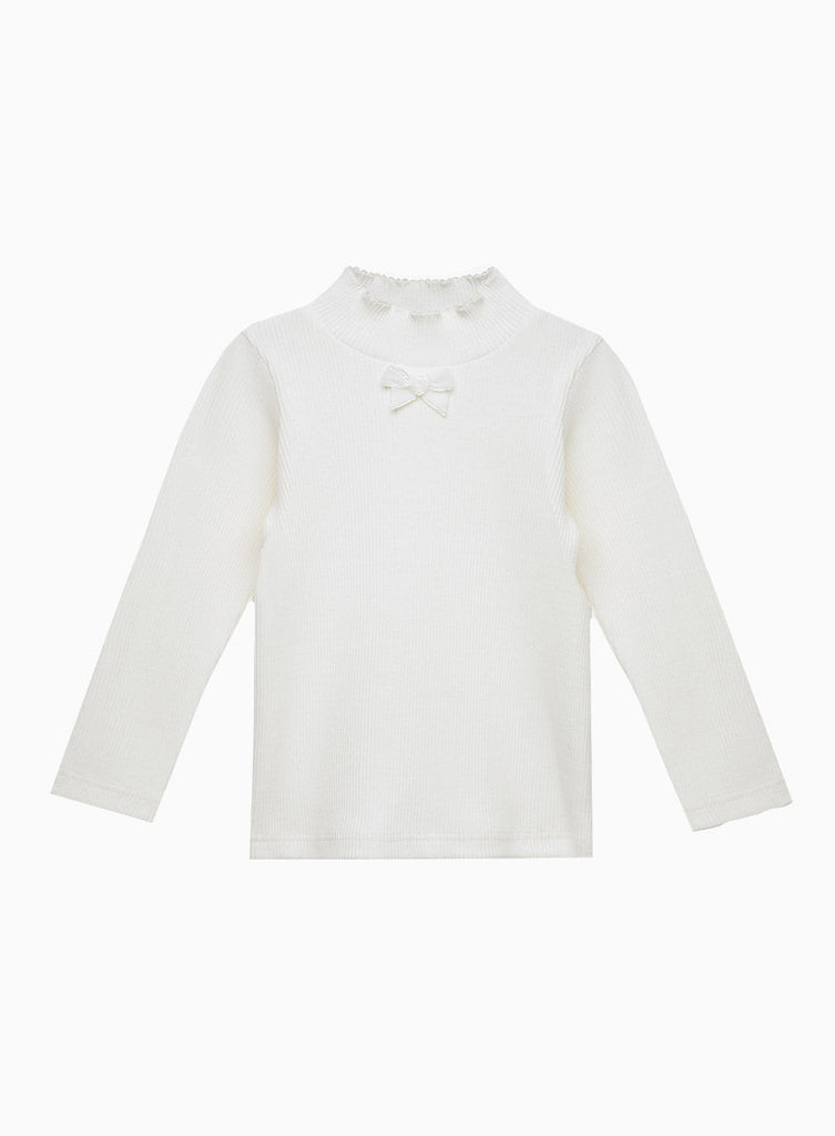 Confiture Top Grace Bow Jersey Top in White