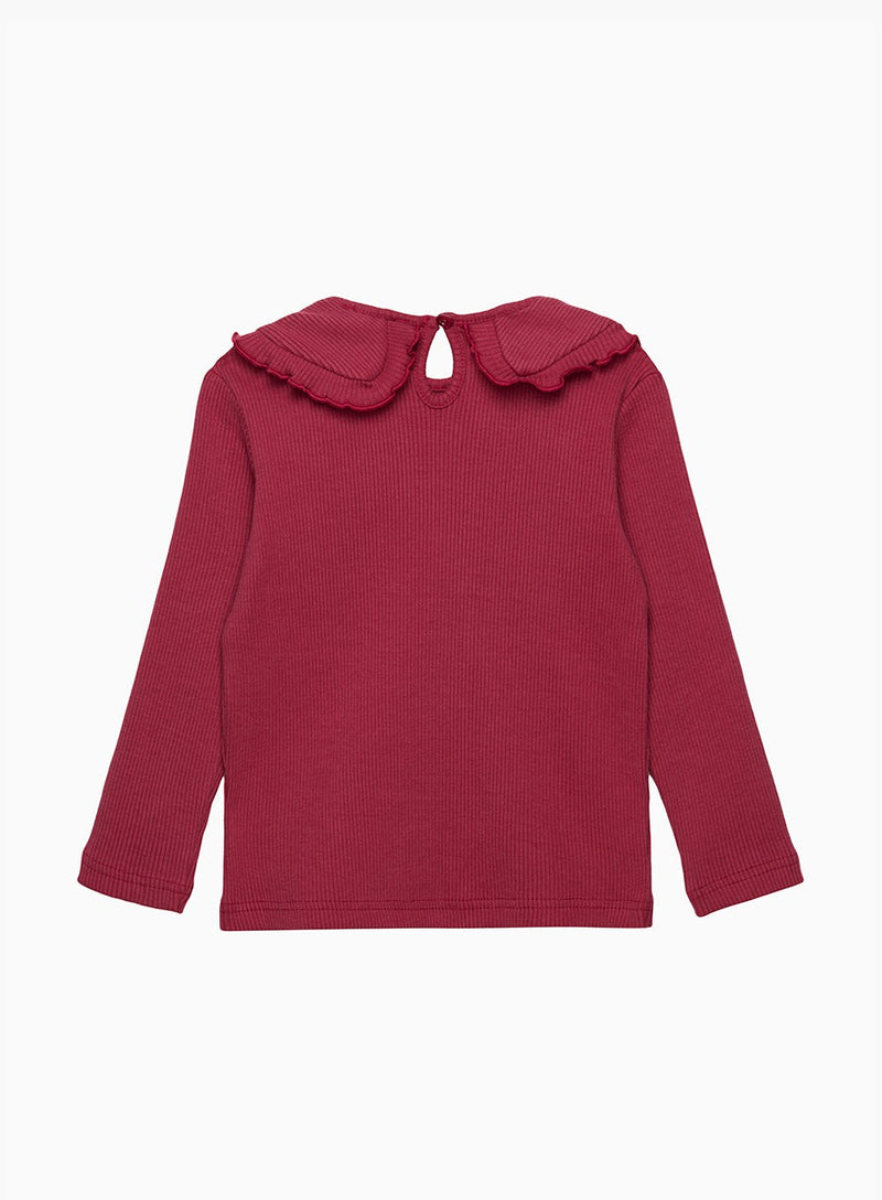 Confiture Top Grace Pie Crust Collar Jersey Top