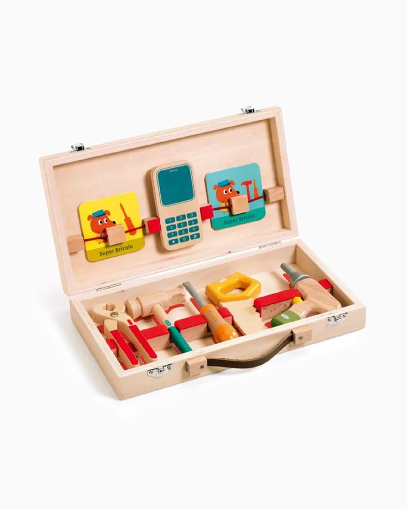 Djeco Wooden Toys Djeco Super Tool Box