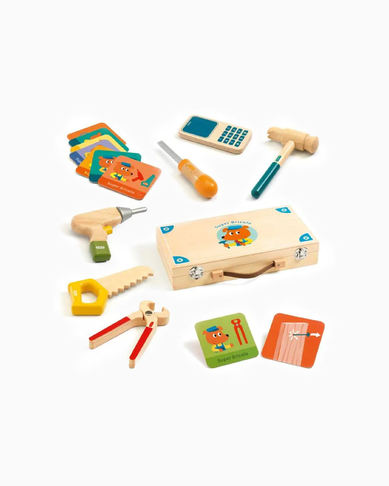 Djeco Wooden Toys Djeco Super Tool Box