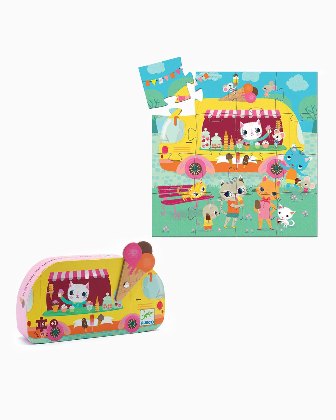 Djeco Toy Djeco Ice Cream Puzzle 16pc