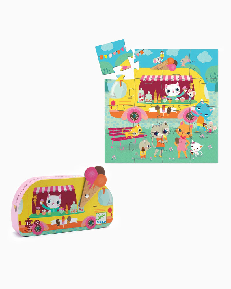 Djeco Toy Djeco Ice Cream Puzzle 16pc