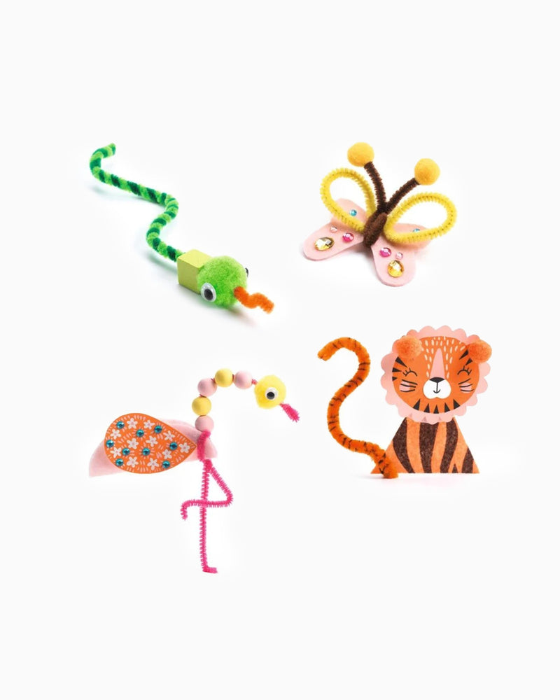 Djeco Arts & Crafts Djeco Jungle Animal Creation Box
