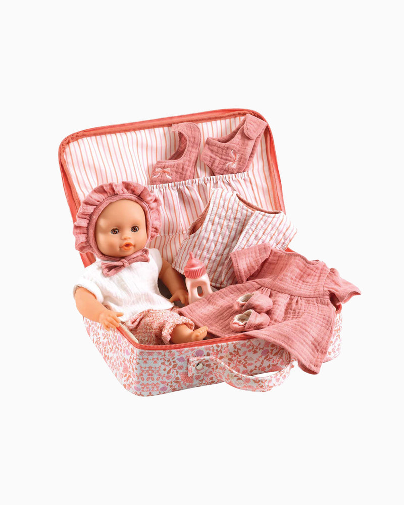 Djeco Toy Djeco Lily's Suitcase Doll