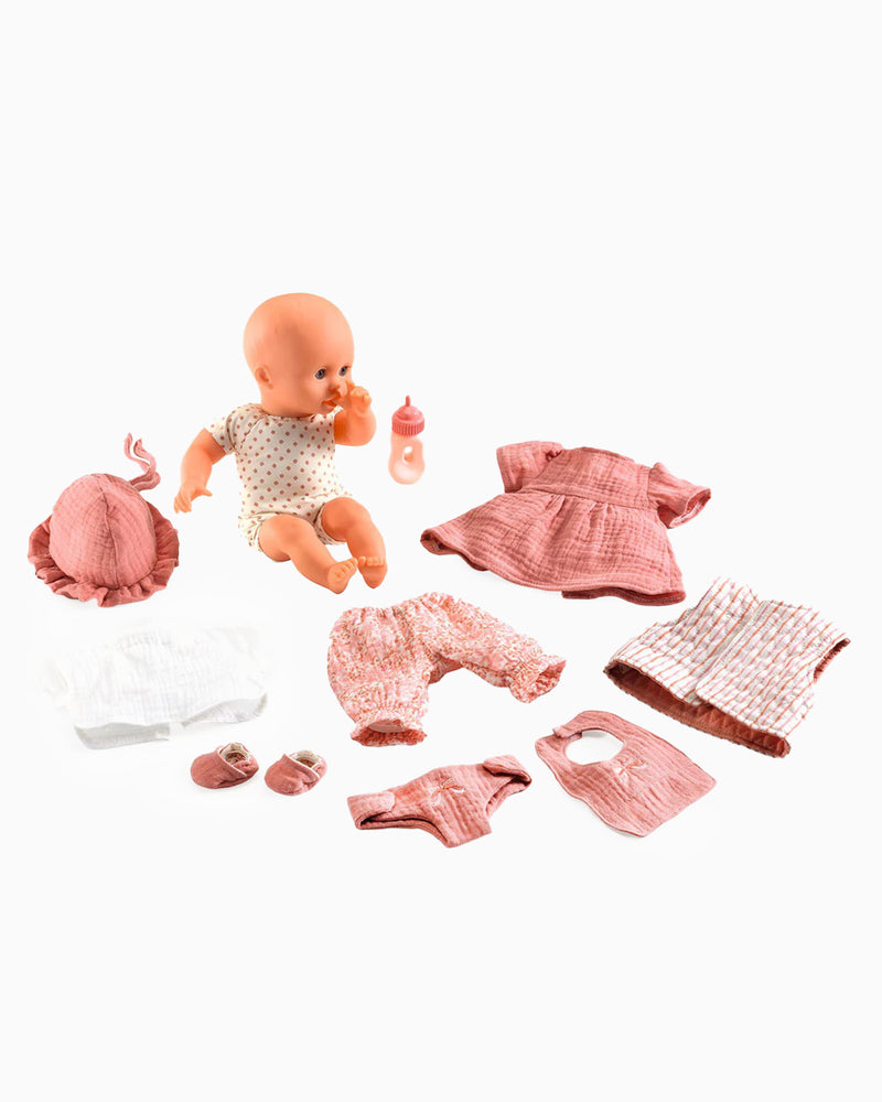 Djeco Toy Djeco Lily's Suitcase Doll