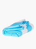 Dock&Bay Towel Dock & Bay Microfibre Beach Towel in Light Blue Stripe