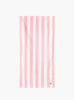 Dock&Bay Towel Dock & Bay Microfibre Beach Towel in Light Pink Stripe