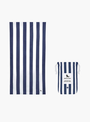 Dock & Bay Towel Dock & Bay Microfibre Beach Towel in Whitsunday Blue