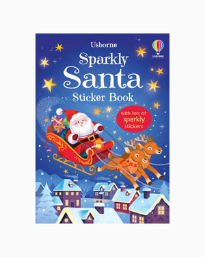 Usborne Book Usborne's Sparkly Santa Sticker Book