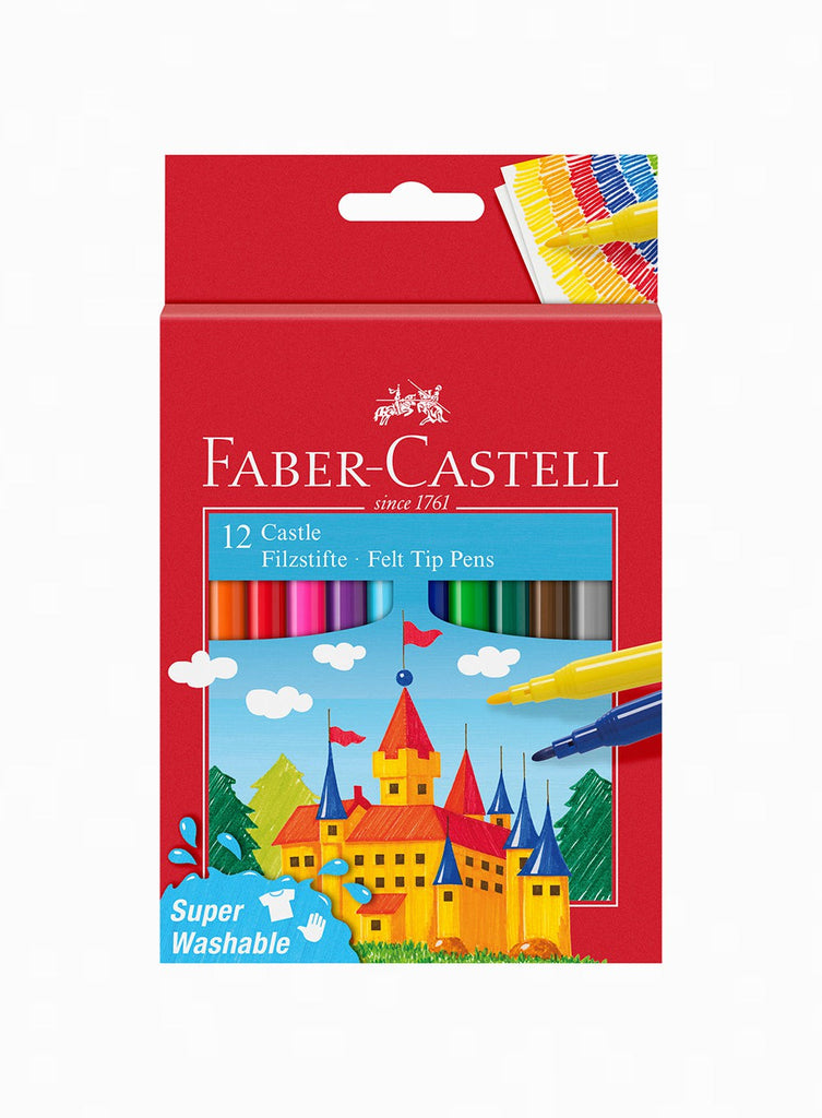 Faber Castell Toy Fibre-Tip Pen Case x12