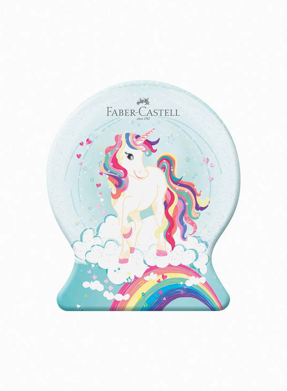 Faber Castell Toy Unicorn Snowglobe Pens Tin