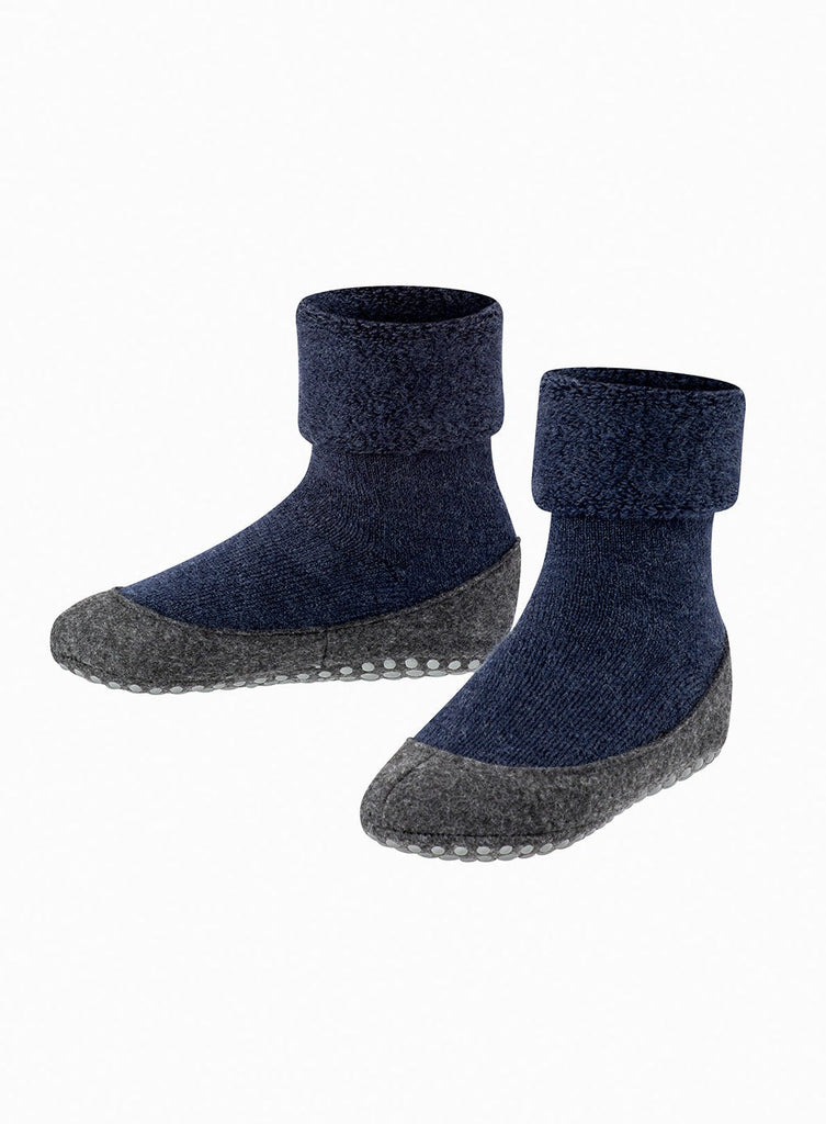 Falke Socks Cosy Shoe Slippers in Dark Blue