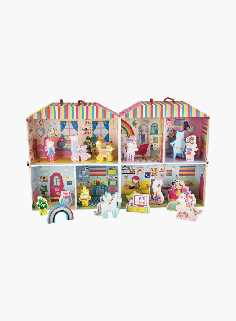 Floss & Rock Puzzle Floss & Rock Playbox with Wooden Pieces: Rainbow Fairy