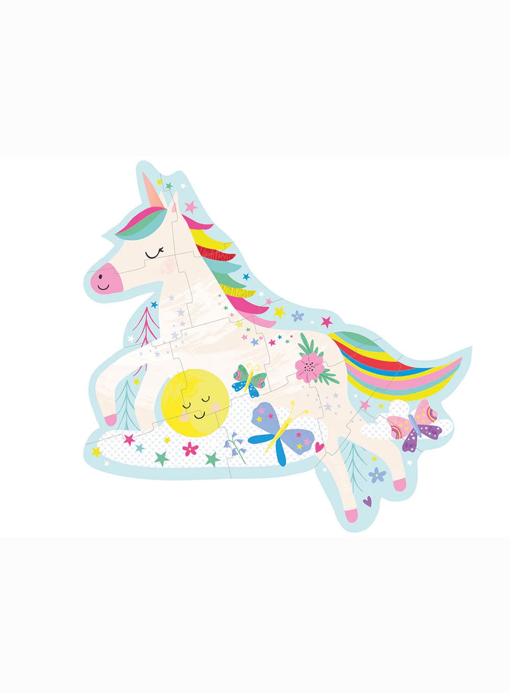 Floss & Rock Puzzle Floss & Rock Unicorn 12pc Jigsaw with Shaped Box