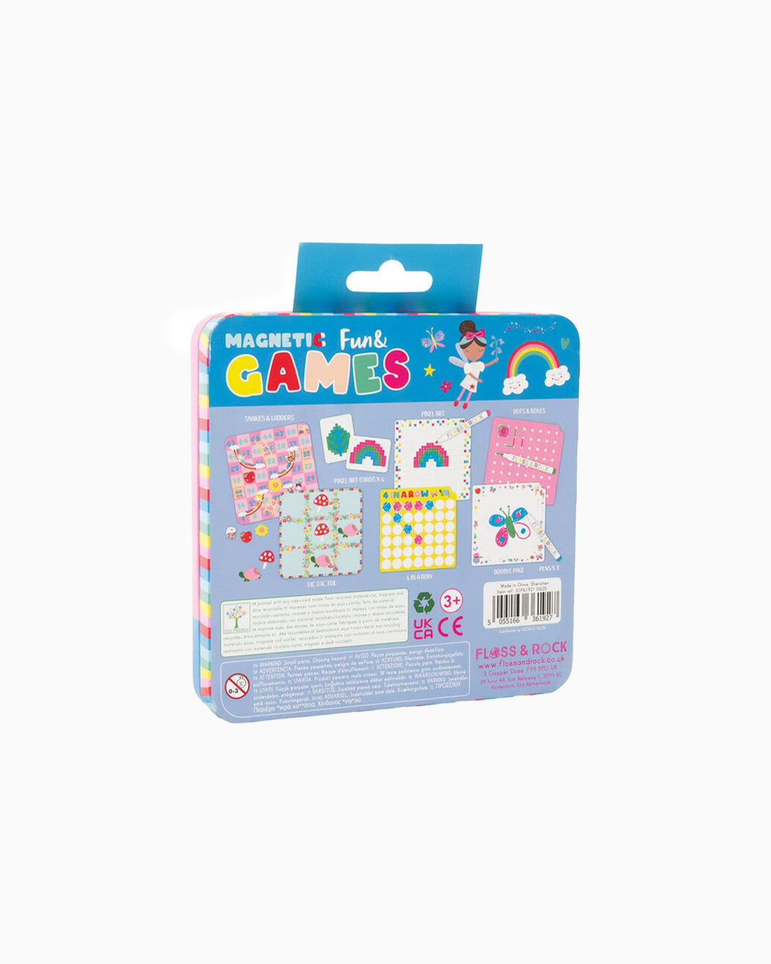 Floss & Rock Toy Rainbow Fairies Fun & Games Tin