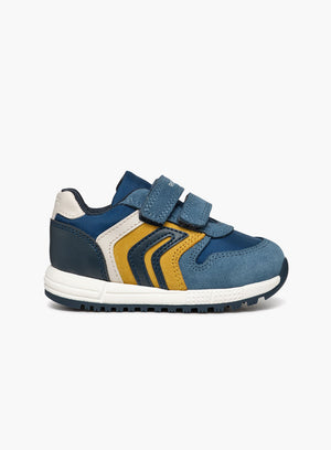 Geox Trainers Geox Alben Baby Trainers in Jeans/Ochre