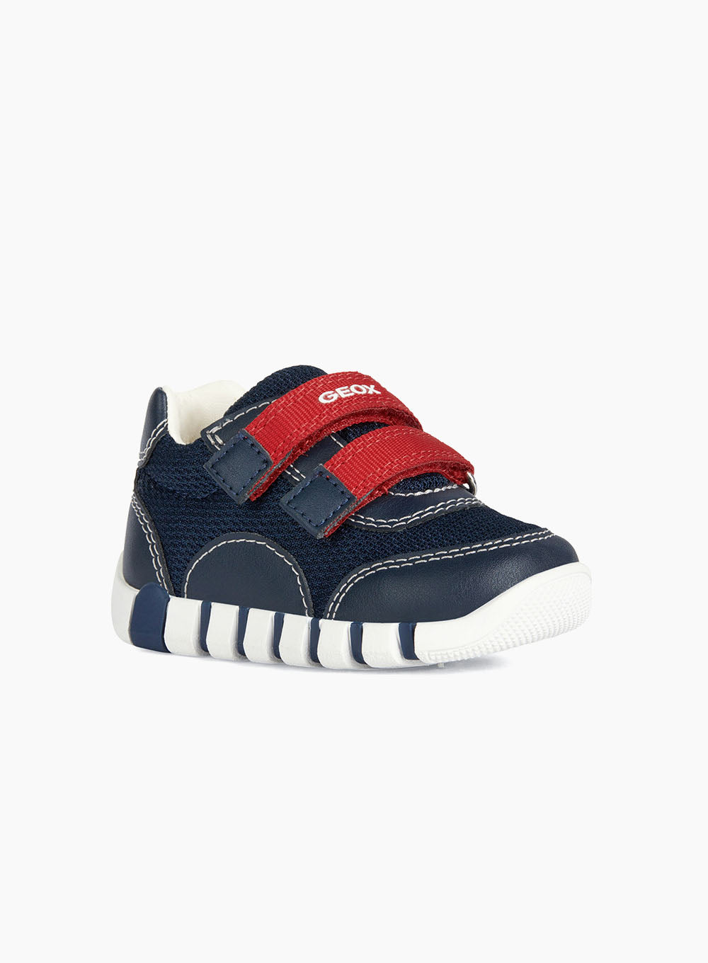 Geox Trainers Geox Iupidoo Baby Boy Trainers in Navy/Red