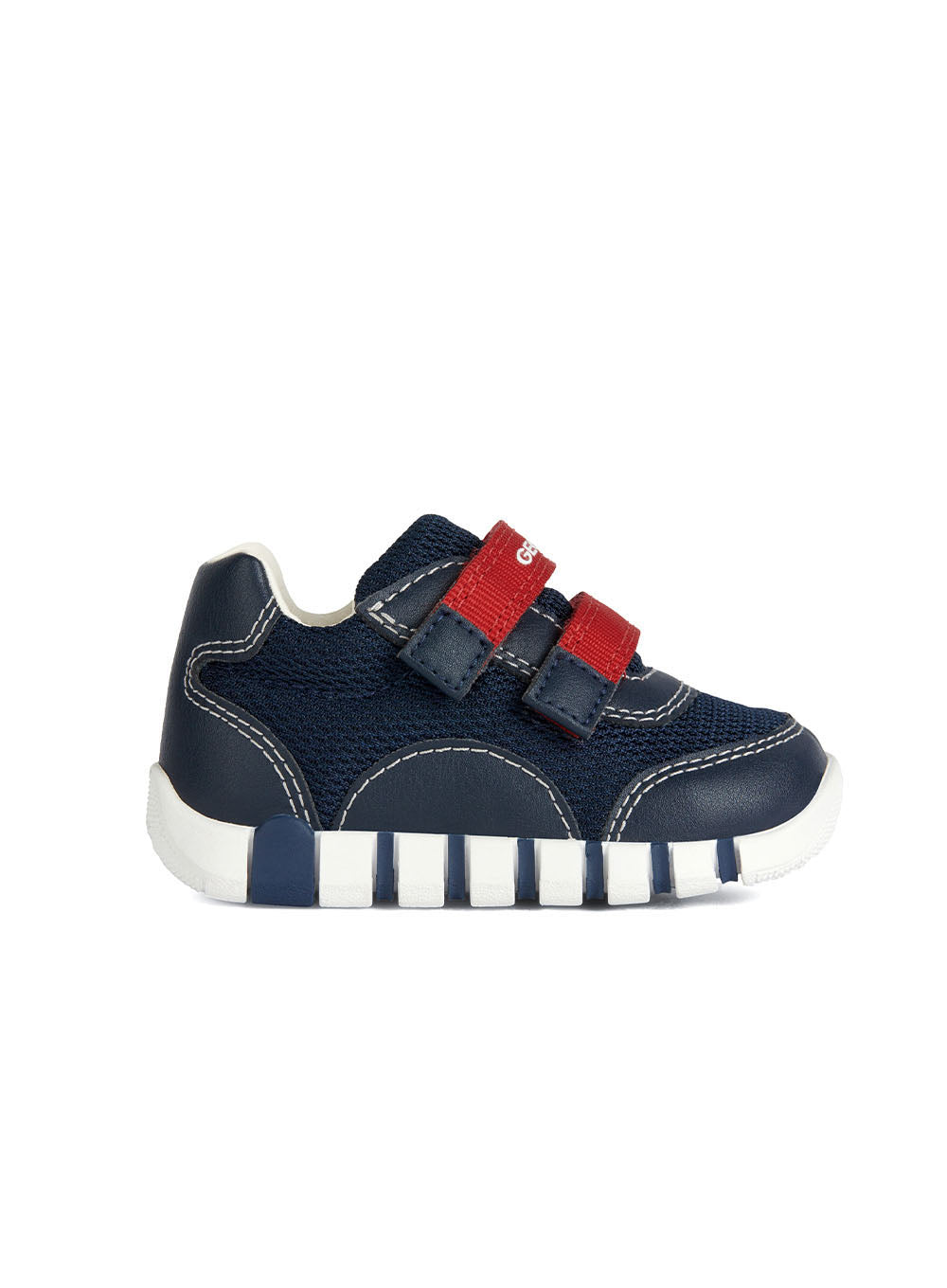 Geox Trainers Geox Iupidoo Baby Boy Trainers in Navy/Red