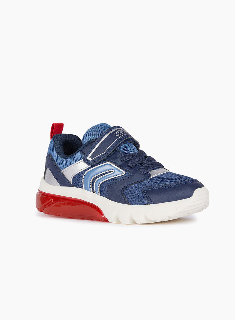 Geox Trainers Geox Jr Ciberdron Trainers in Navy/Red