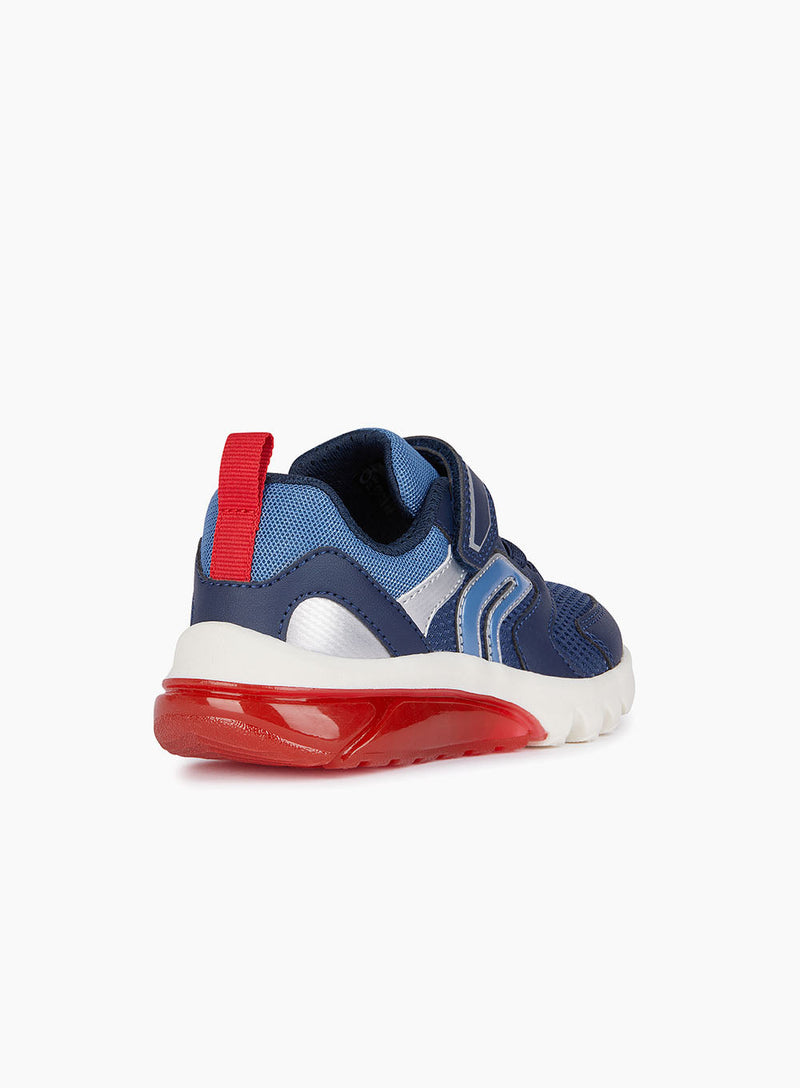 Geox Trainers Geox Jr Ciberdron Trainers in Navy/Red