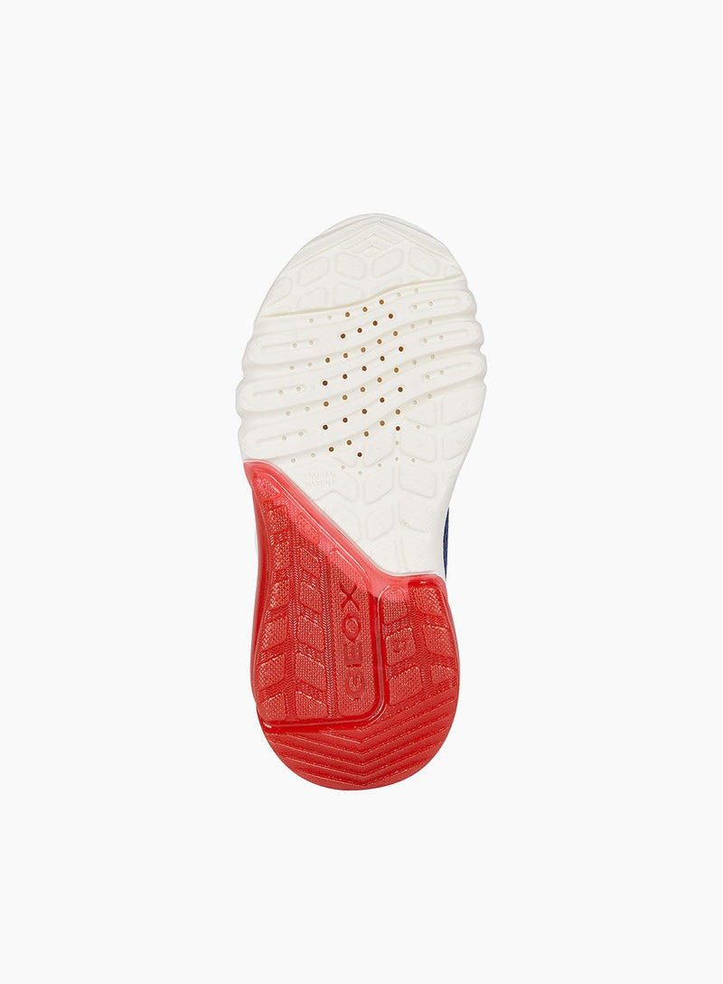 Geox Trainers Geox Jr Ciberdron Trainers in Navy/Red