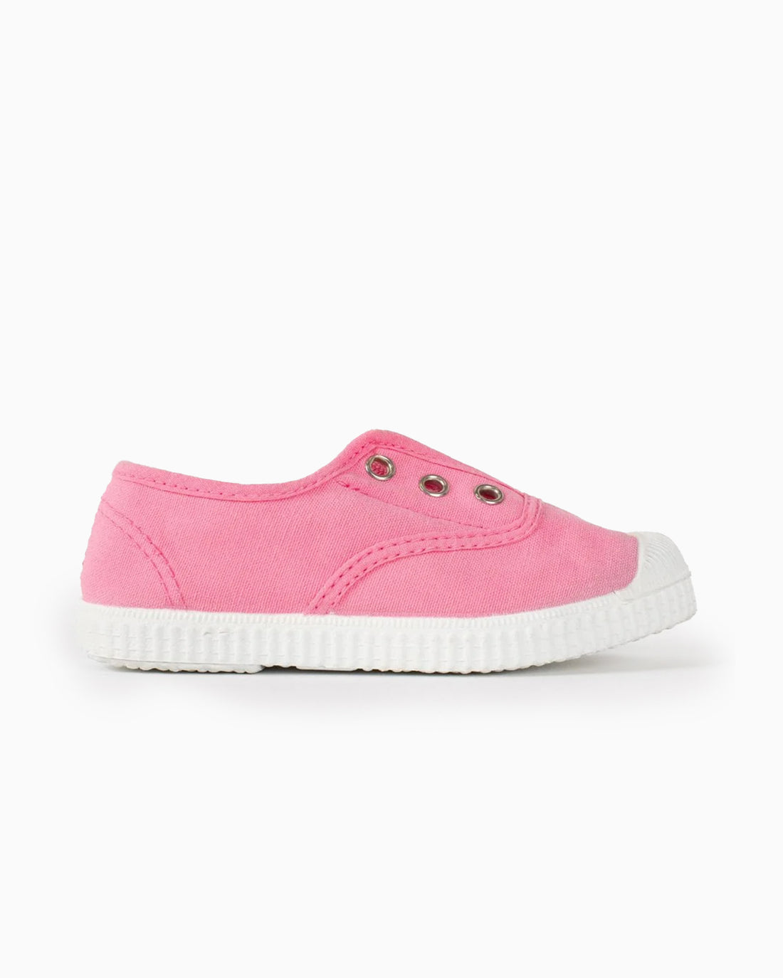 Hampton Canvas Canvas Shoes Hampton Canvas Plum Plimsolls in Bonbon Pink