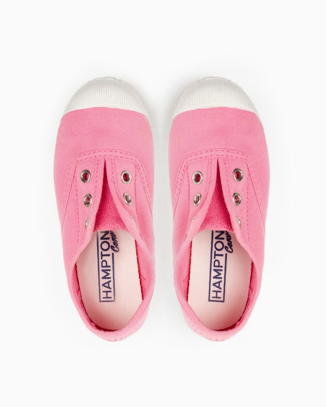 Hampton Canvas Canvas Shoes Hampton Canvas Plum Plimsolls in Bonbon Pink