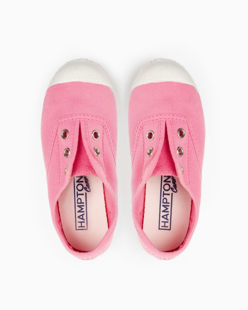 Hampton Canvas Canvas Shoes Hampton Canvas Plum Plimsolls in Bonbon Pink