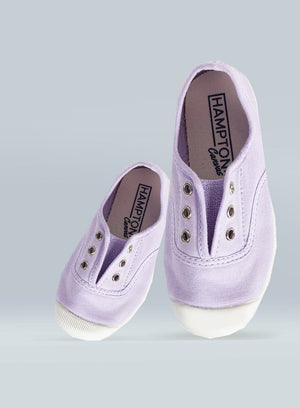 Hampton Canvas Canvas Shoes Hampton Canvas Plum Plimsolls in Lilac