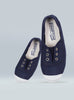 Hampton Canvas Canvas Shoes Hampton Canvas Plum Plimsolls in Navy