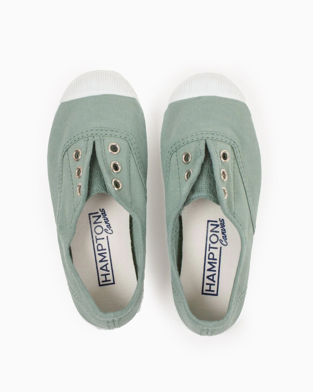 Hampton Canvas Canvas Shoes Hampton Canvas Plum Plimsolls in Olive