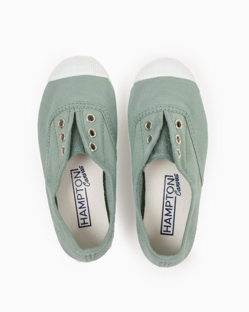 Hampton Canvas Canvas Shoes Hampton Canvas Plum Plimsolls in Olive