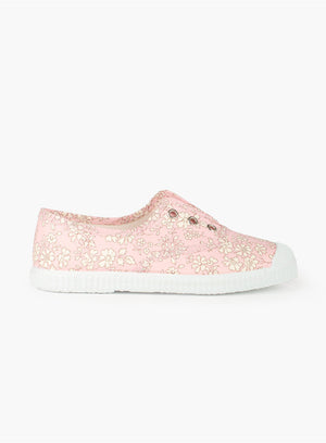 Hampton Canvas Canvas Shoes Hampton Canvas Plum Plimsolls in Pink Capel