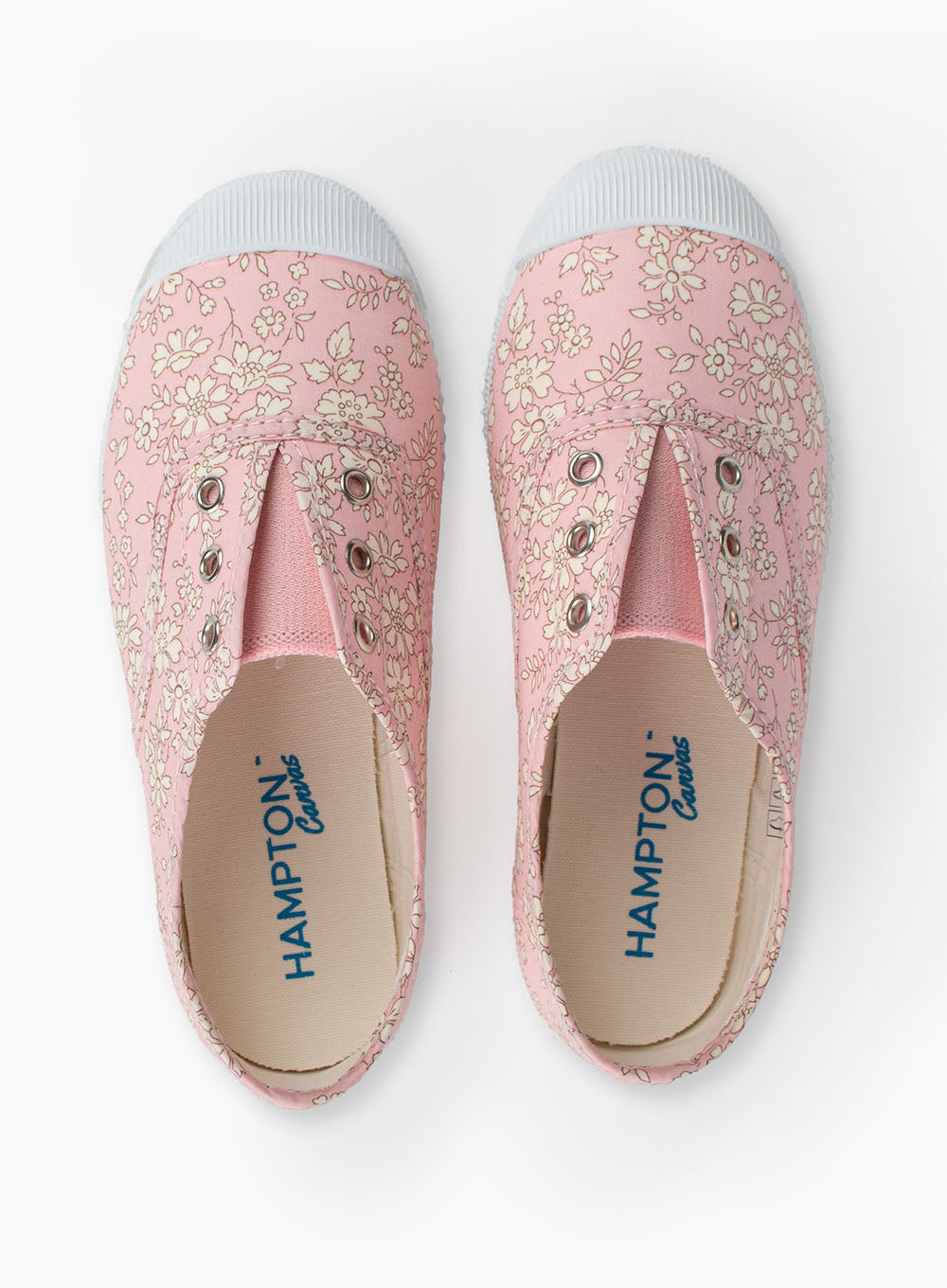 Hampton Canvas Canvas Shoes Hampton Canvas Plum Plimsolls in Pink Capel